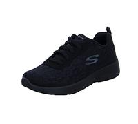 Skechers for woman. 12963 DYNAMIGHT 2.0 shoes black (38), Fabric, Flat, Laces, Sport