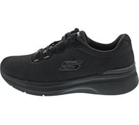 Skechers Women's Dynamight 3.0 Radiant Hour Trainers, Black Mesh Synthetic Black Trim, 4 UK