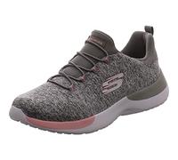 Skechers Women's Dynamight-Breakthrough Sneaker, Grey Light Pink, 5 UK