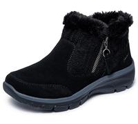Skechers Women's Ankle Boot Easy Going-Cozy Inn - Black/Black - UK 2