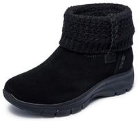 Skechers Women's Easy Going-Cozy Lovin Hands Free Slip-ins Ankle Boot, Black/Black, 6 UK