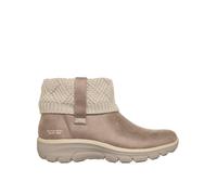 Skechers Women's Easy Going Cozy Weather 4 Fold Over Sweater Boots with Air Cooled Memory Foam, Brown, Size 8, Women Brown