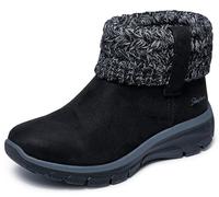 Skechers Women's Easy Going-Cozy Weather Ankle Boot, Black, 5