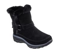 Skechers Women's EASY GOING - DREAMERS LUXE VIBE Hands Free Slip-Ins, Tall Belt Wrap Boot, Black, 5M