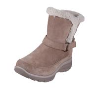 Skechers Women's EASY GOING - DREAMERS LUXE VIBE Hands Free Slip-Ins, Tall Belt Wrap Boot, Dark Taupe, 7M