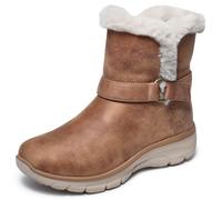 Skechers Women's Easy Going Dreamers Move Boots, Chestnut Microleather/Buckle Trim, 6 UK