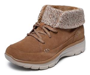 Skechers Women's Easy Going-Fall Odyssey Hands Free Slip-ins Ankle Boot, Chestnut, 8 UK