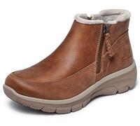 Skechers Women's Easy Going-Into Fall Ankle Boot, Chestnut, 9.5