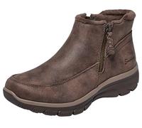 Skechers Women's Easy Going-Into Fall Ankle Boot, Chocolate, 11