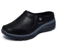 Skechers Women's Relaxed Fit: Easy Going - Latte 2 Mule in Black, Size 7 | Textile, Vegan