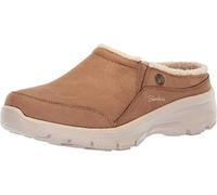 Skechers Women's Easy Going-Latte-Twin Gore Slip-on Open Back Mule, Tan, 3.5 UK