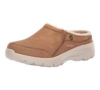 Skechers Women's Easy Going-Latte-Twin Gore Slip-on Open Back Mule Ta