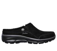 Skechers Women's Easy Going - LatteMule | Hands Free Slip-Ins, Relaxed Fit, Air-Cooled Memory Foam, Chenille Lining, 3M Scotchgard, Vegan, Fold Over Sweater Boot