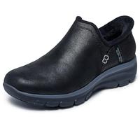 (8) Skechers Slip-ins Easy Going Vegan Womens Slip On Shoes in Black