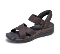 Skechers Women's Easy Going Somewhere Sunny Slip-ins, Brown, 7 UK