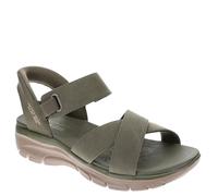 Skechers Women's Easy Going Somewhere Sunny Trainers, Olive Leaf for Me Leaf It To Me, 6 UK