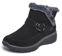 Skechers Women's Easy GoingAnkle Boot | Free hands, loose fit, air-cooled memory foam, faux fur lining