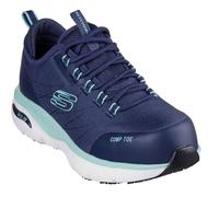 Skechers Women's Arch Fit SR Ebinal Fire and Safety Boot, Navy/Aqua, 8 UK