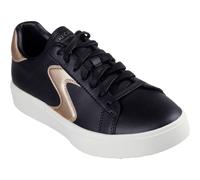 Women's Skechers Women's Eden LX - Beaming Glory Trainer in Black/Rose Gold - Size: 7