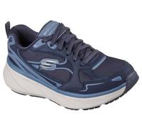 Skechers Women's Waterproof Relaxed Fit: Edgeride - Misty Skies Sneaker in Navy Blue, Size 7 | Leather/Synthetic/Textile