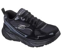 Skechers Women's Edgeride Misty Skies Sneaker, Black Leather/Duraleather/Mesh/Trim, 5 UK