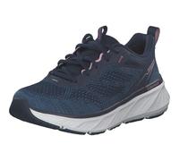 Skechers Women's Edgeride Power Flow Sneaker, Navy Knit/Pink Trim, 8 UK