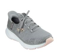 (Green, 6 (Adults')) Skechers Edgeride Impression Textile Women's Green/Orange Trainers