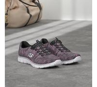 Skechers Women's Empire Fashion Sneaker Black/Hot Pink 6 Wide