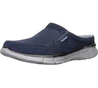 Skechers Women's Equalizer Coast to Coast Mule, Navy Suede Mesh Trim, 10 UK