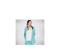 (Blue, M) Skechers Performance Everyday Belted Women's Light Turquoise Cardigans