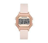 Skechers Women's Faysmith Silicone Digital Watch, Color: Rose Silicone (Model: SR6195)