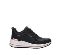Skechers for woman. 177345 Trainers Billion 2 Fine Shine black (35), Flat, 3 to 5 cm, Laces, Casual