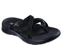 Skechers Womens Flat Sandals Black 4 UK