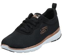 Skechers Women's Flex Appeal 3.0-first Insight Sneaker, Black, 4.5 UK