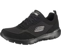 Skechers Women's Flex Appeal 3.0-go Forward Trainers, Black Black Leather Mesh Trim Bkw, 5 UK