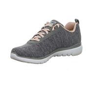 Skechers Women's Flex Appeal 3.0-insiders Trainers, Grey Grey Light Pink Gylp, 3 UK