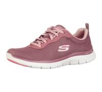 Skechers Women's Flex Appeal 4.0 Brilliant View Lace Up Sneaker Mauve 8 Medium US