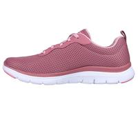 Skechers Women's Flex Appeal 4.0 - Brilliant View Sneaker in Mauve | Textile/Synthetic, Vegan, Machine Washable
