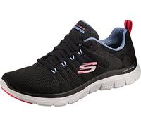 Skechers Women's Flex Appeal 4.0 Elegant Ways Sneaker,Black Mesh/Multi Trim,7 UK
