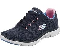 Skechers Women's Flex Appeal 4.0 Sneaker, Navy, 9 UK