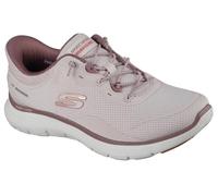 Skechers Women's Flex Appeal 5.0 Easy Breezy Slip-On Sneakers, Light Mauve Mesh/TPU/Dark Mauve Trim, 7 UK