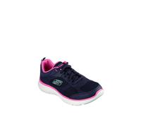 Skechers Womens Flex Appeal 5.0 Fresh Touch 150202-Nvhp Navy/Hot Pink Lace Up Shoes UK 4