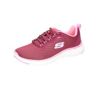Skechers Women's Flex Appeal 5.0 New Path Sneaker, Burgundy Mesh/Pink Trim, 6.5 UK