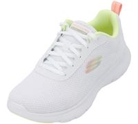 Skechers Women's Flex Appeal 5.0 New Thrive Sneaker, White Mesh/Multi Trim, 6.5 UK