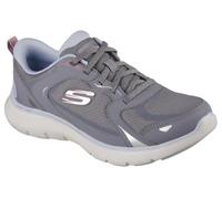 Skechers Women's Flex Appeal 5.0 Retro Rush Sneaker, Charcoal Duraleather/Mesh/Multi Trim, 6.5 UK