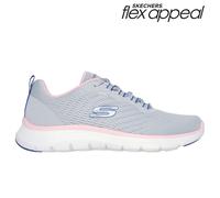 Skechers FLEX APPEAL 5.0, Women's Sneaker, Gray, 3 UK