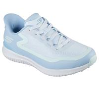 Skechers Women's Flight Slip-in Spikeless Golf Shoe Sneaker, Light Blue, 6