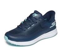 Skechers Women's Slip-ins: GO GOLF Flight Golf Shoes in Navy Blue/Light Blue, Size 3 | Textile/Synthetic
