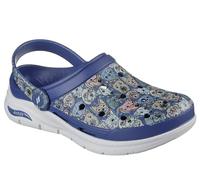 Skechers Women's Foamies Arch Fit-Cool Pups Clog, Blue/Multi, 5