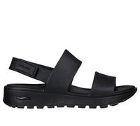 Skechers Women's Foamies: Arch Fit Footsteps - Day Dream Sandals in Black, Size 2 | Synthetic, Vegan, Machine Washable
